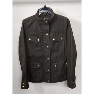 J. Crew Relaxed Boyfriend Black Field Jacket Sz S